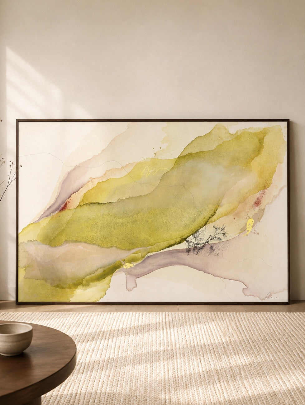 LIGHT THROUGH LEAVES - Kunstdruck