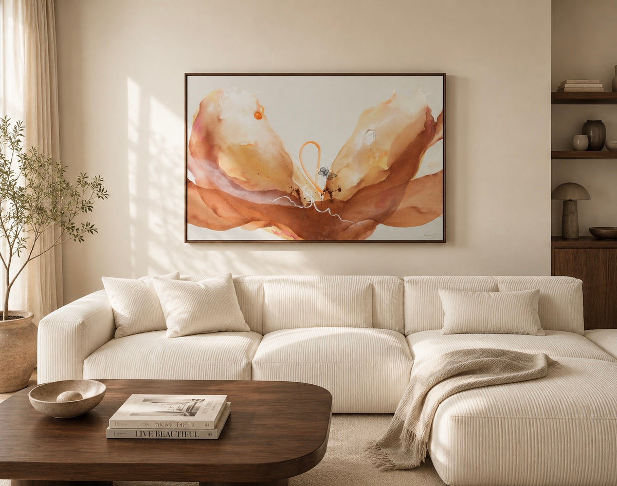 BLOOMING THROUGH SHADOWS - Kunstdruck