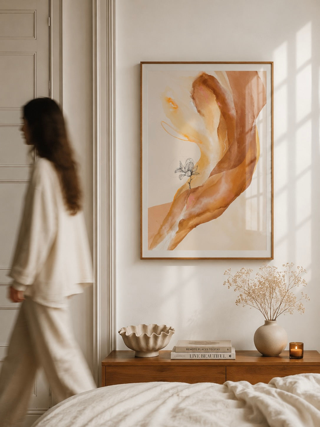 EMBRACED BLOOM - Kunstdruck