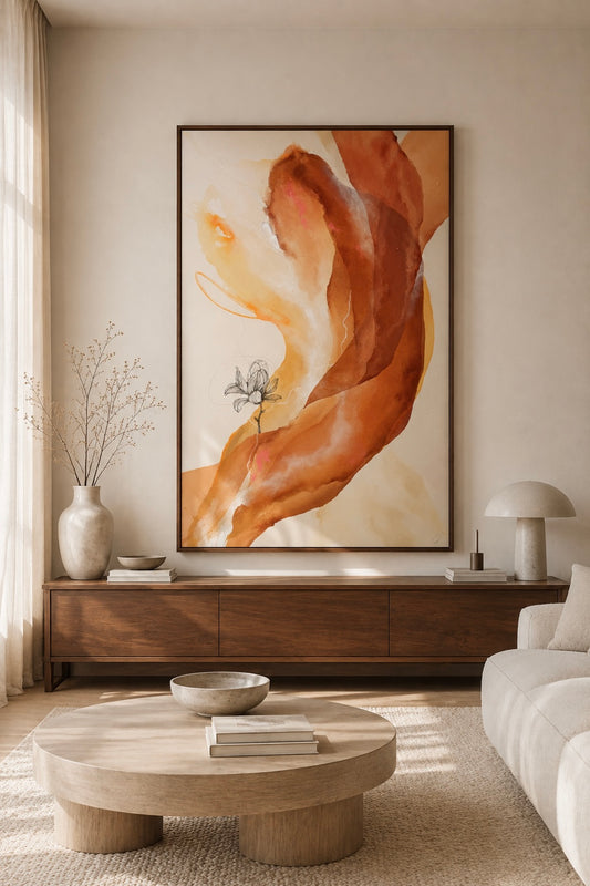 EMBRACED BLOOM - Kunstdruck