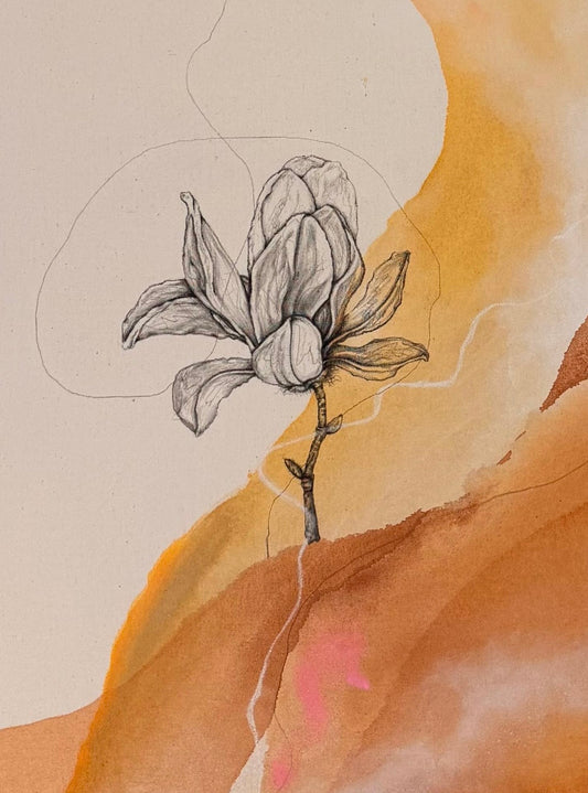 EMBRACED BLOOM - Kunstdruck