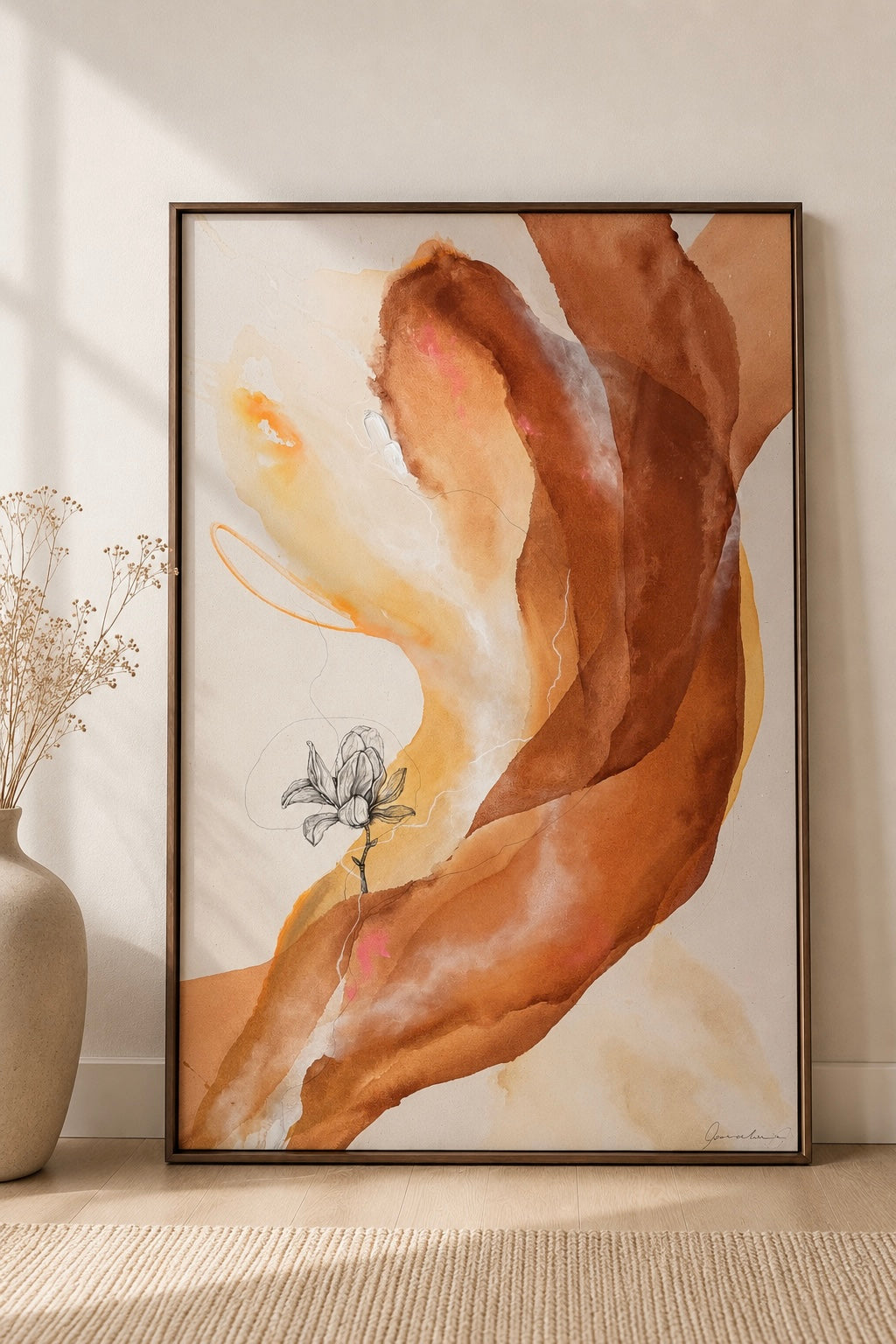 EMBRACED BLOOM - Kunstdruck