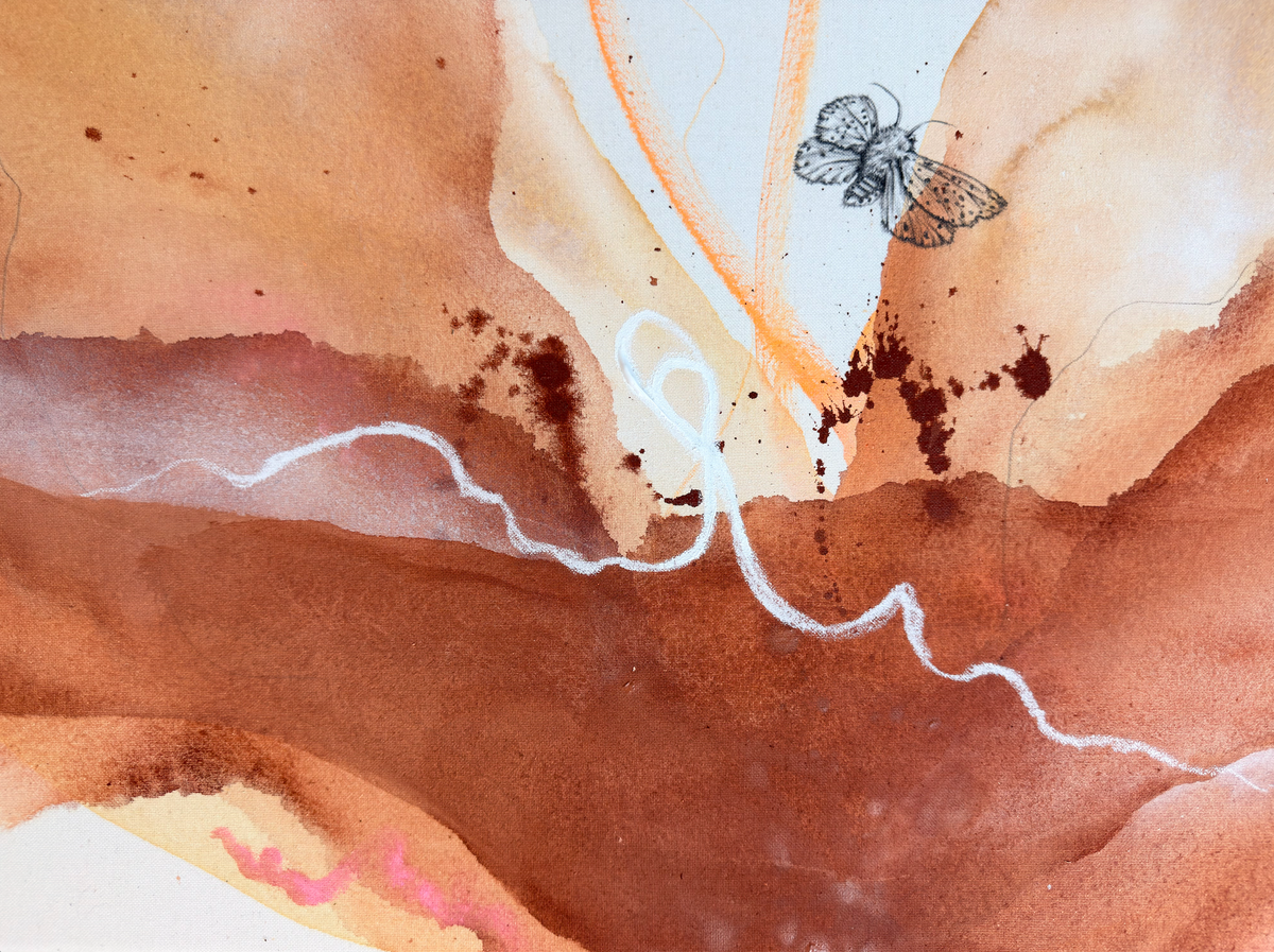 BLOOMING THROUGH SHADOWS - Kunstdruck