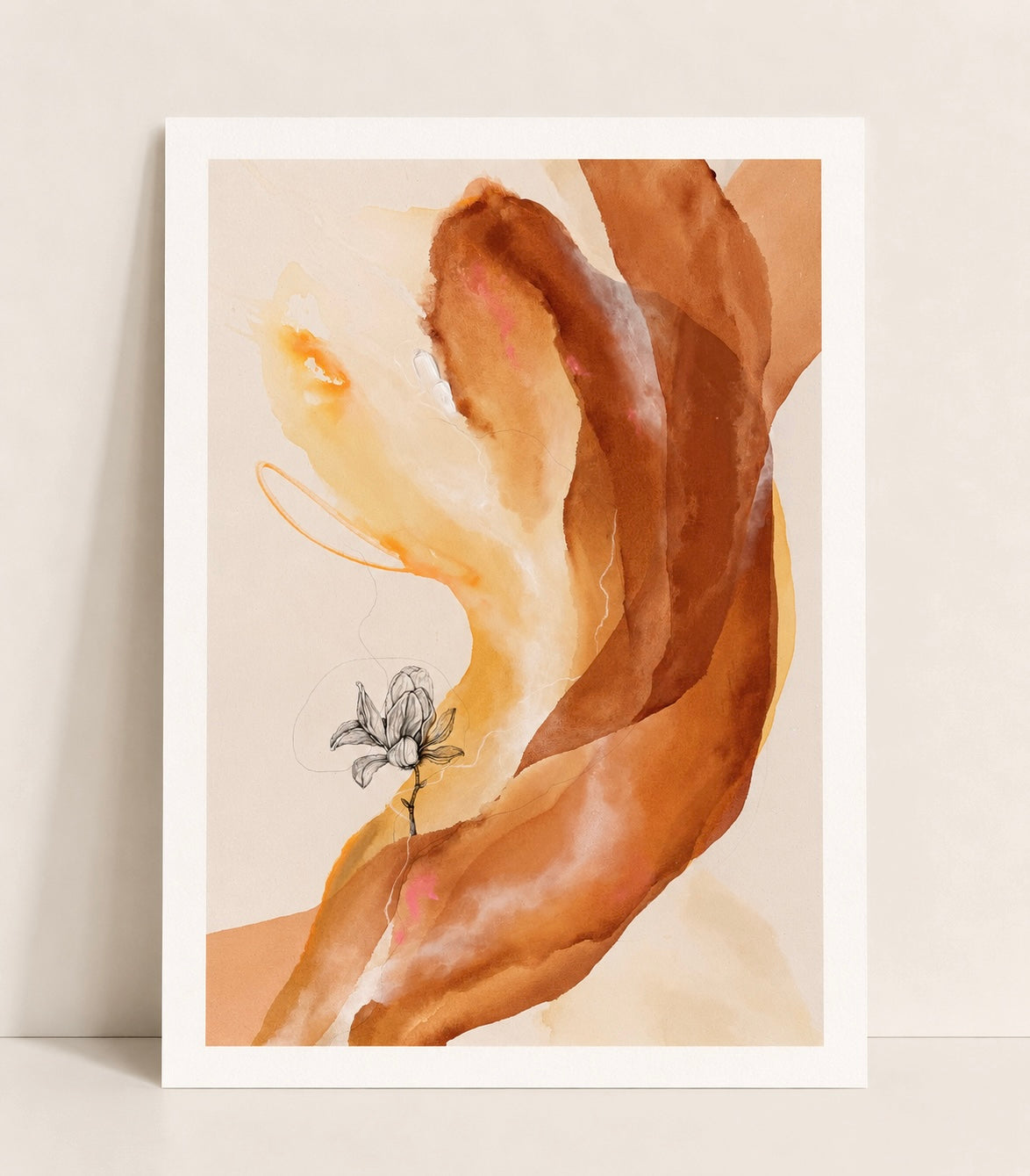EMBRACED BLOOM - Kunstdruck