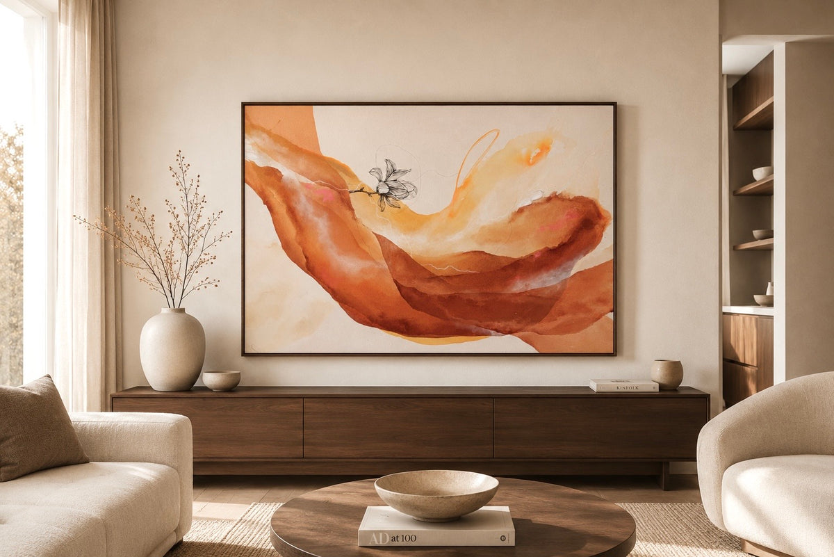 EMBRACED BLOOM - Kunstdruck
