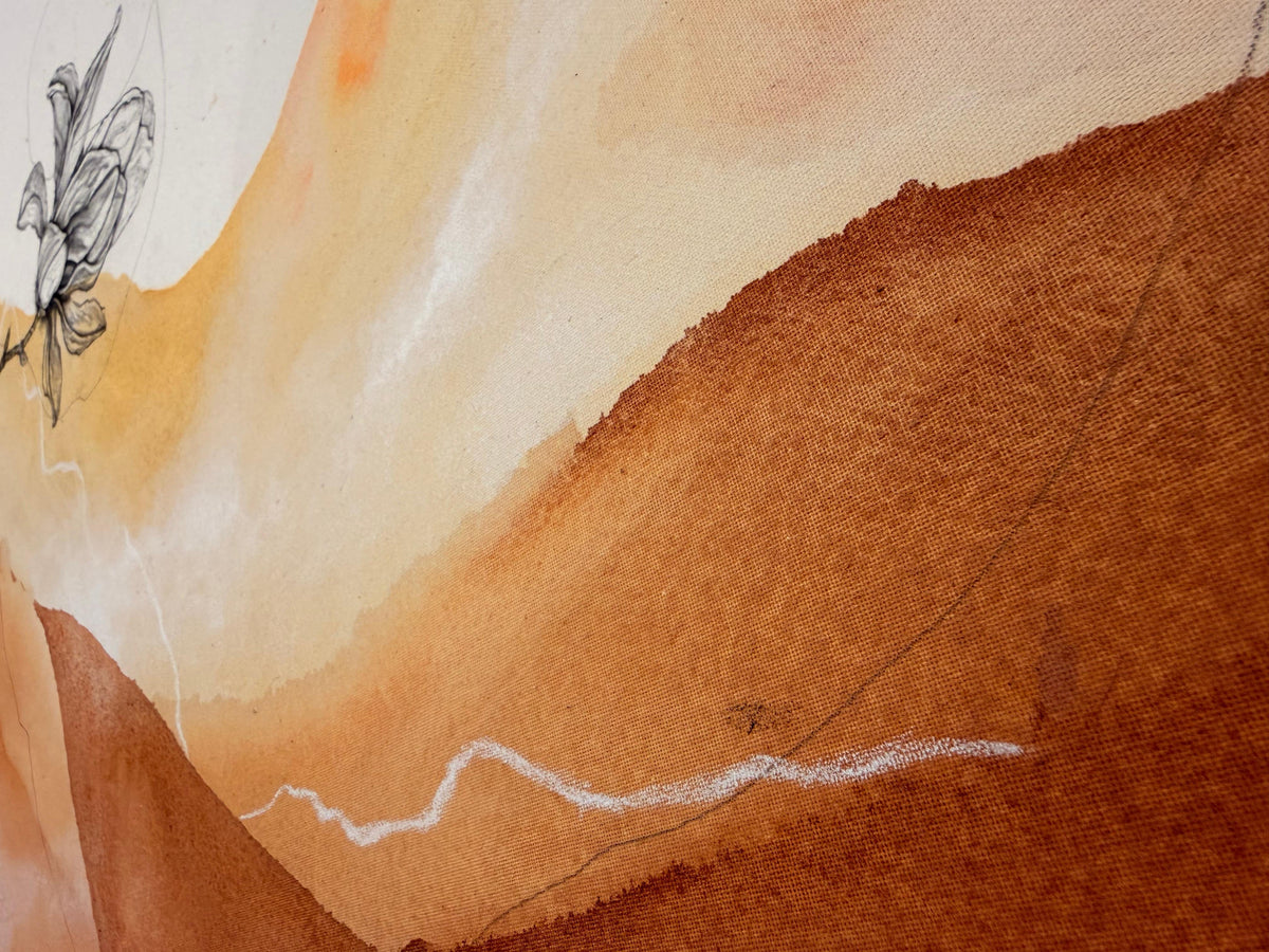 EMBRACED BLOOM - Kunstdruck